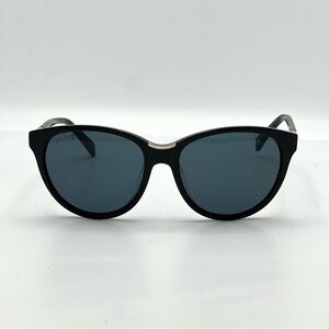 $470 Balmain Paris BL2100 C01 Women's Black Sunglasses Shades 54/16/140. W/ case